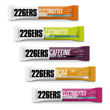 226ers Energy Bars Pack of 10 / Mixed Vegan Gummy Bar XMiles