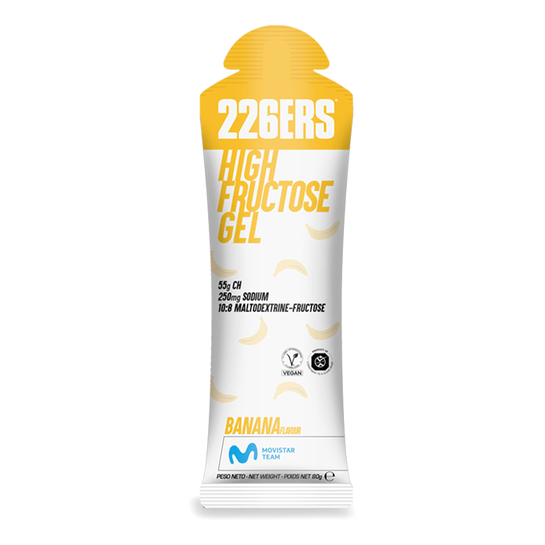 226ers Gels Single Serve / Banana High Fructose Gel XMiles