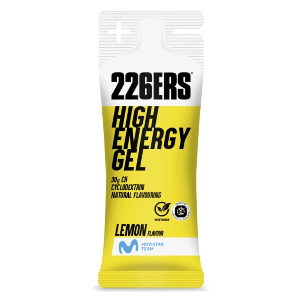 226ers Gels Single Serve / Lemon High Energy Gel XS XMiles