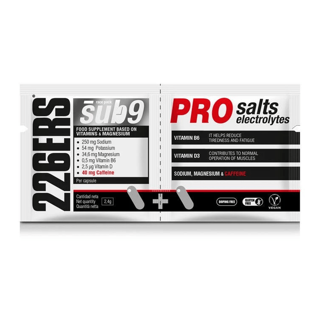 226ers Supplement Packet (2ct) / Electrolyte Caps SUB-9 Pro Salts Electrolytes XMiles