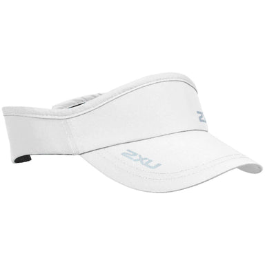 2XU Headwear White/White Run Visor XMiles