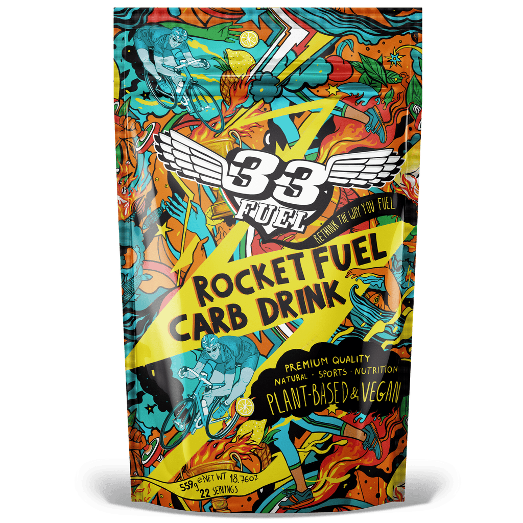 33Fuel Energy Drink 559g Pouch (22 Serving) / Pineapple & Lemon Rocket Fuel® Carb Drink Blend XMiles