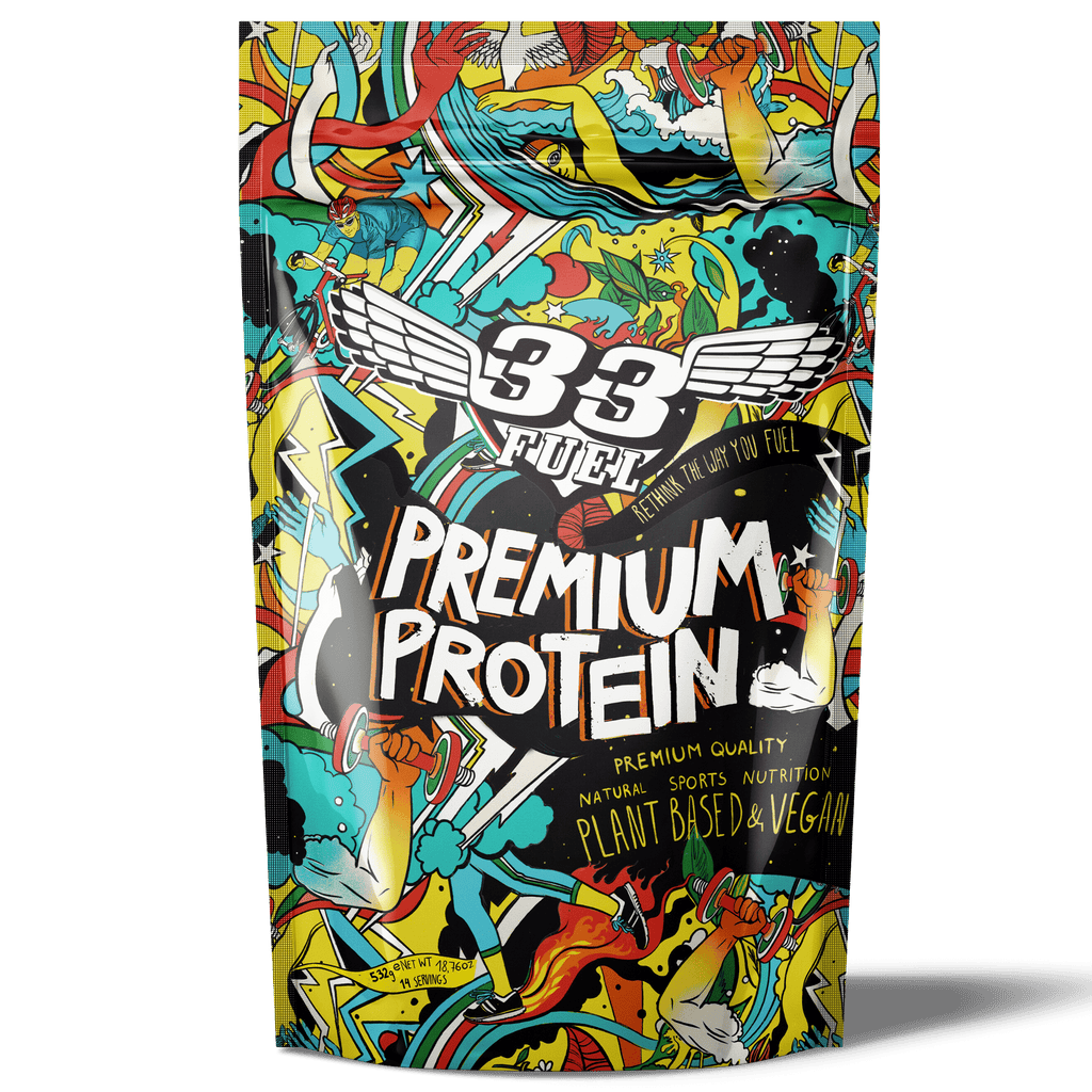 33Fuel Protein Drink 14 servings Pouch / Cacao & Banana Premium Protein XMiles