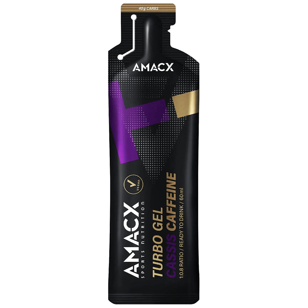 Amacx Gels Single Serve / Cassis (Caffeine) Turbo Gel XMiles