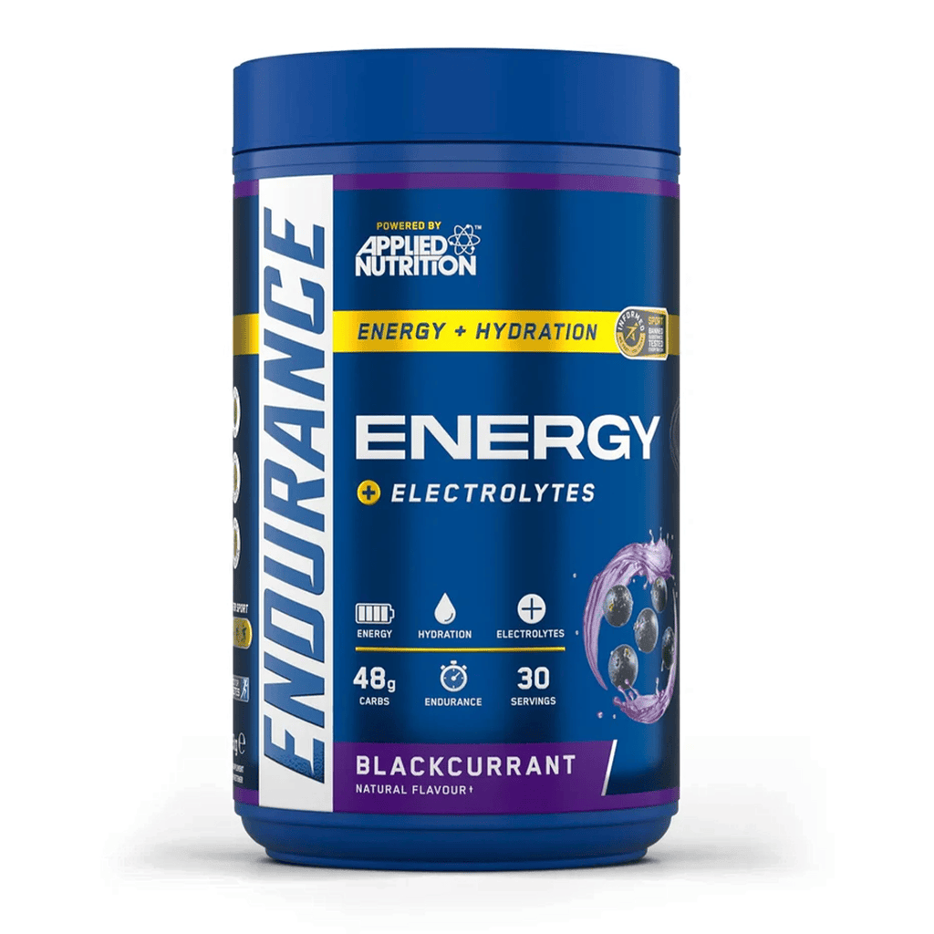 Applied Nutrition Energy Drink 30 Serve Tub (1.5kg) / Blackcurrant Endurance Energy & Hydration Powder XMiles