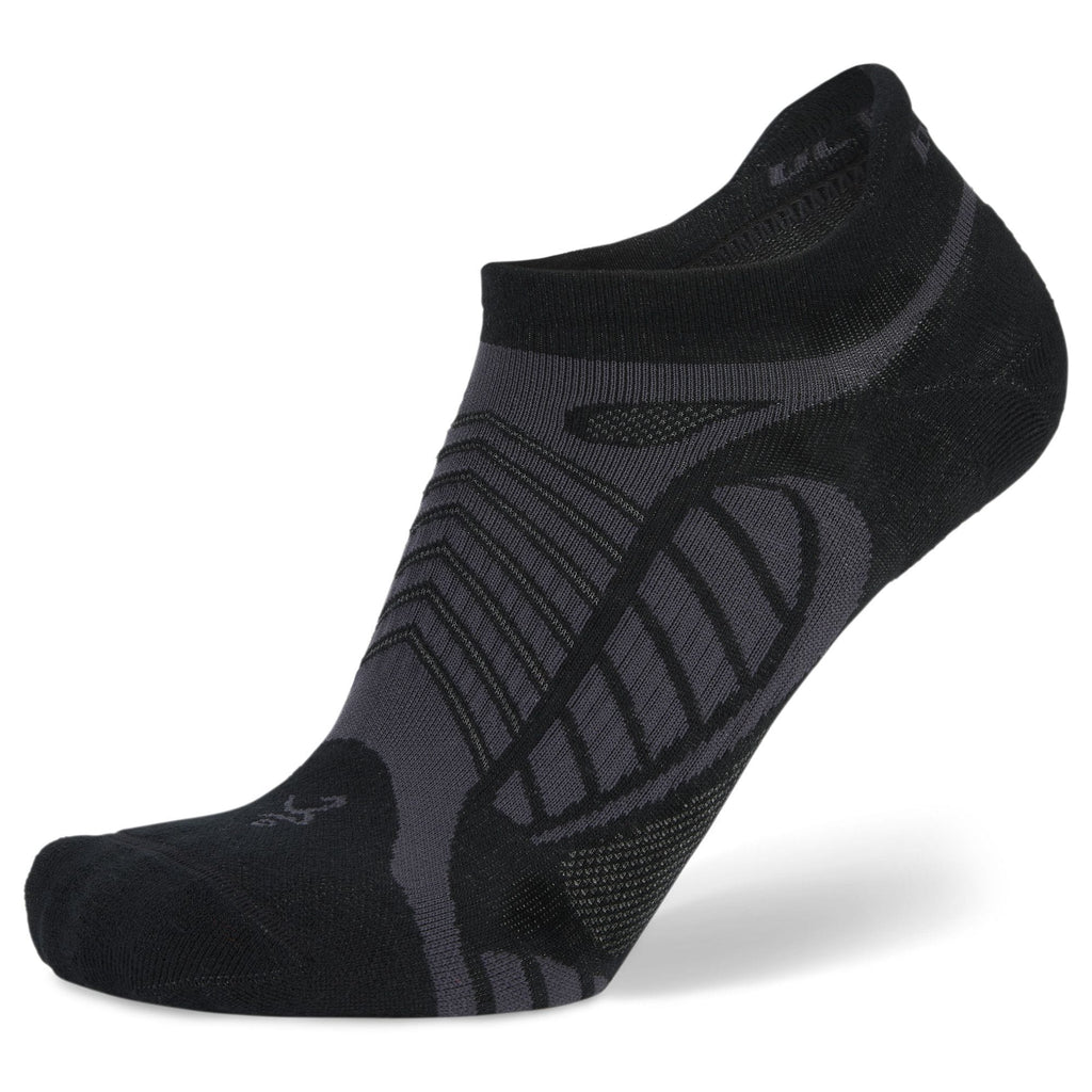 Balega Socks Medium / Black / Grey Heather Ultralight No Show Running Socks XMiles