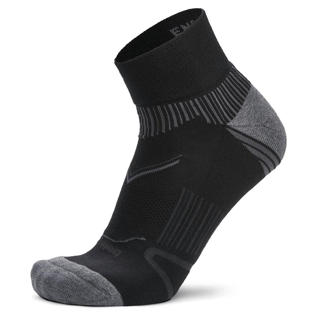 Balega Socks Small / Black Grey Enduro Quarter Running Socks XMiles