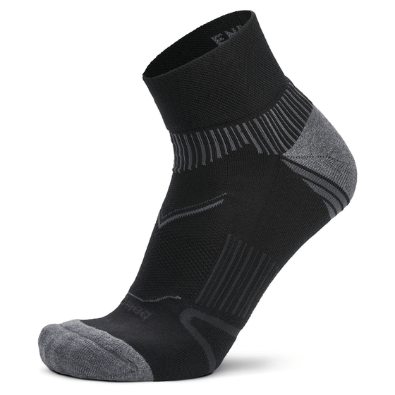 Balega Socks Small / Black Grey Enduro Quarter Running Socks XMiles