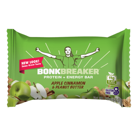 Bonk Breaker Protein Bar Single Serve / Apple & Cinnamon Plant-Based Protein Bars XMiles