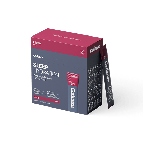 Cadence Supplement Pack of 30 / Cherry Sleep Hydration XMiles