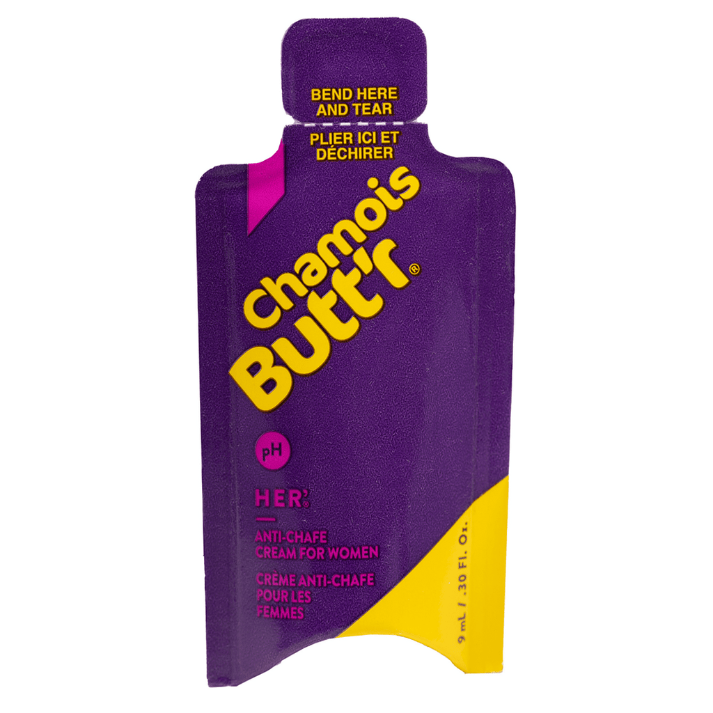 Chamois Butt'r Anti-Chafe 9ml Sachet Her Anti-Chafe XMiles