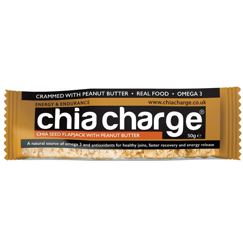 Chia Charge Energy Bars Peanut Butter Flapjack (50g) XMiles
