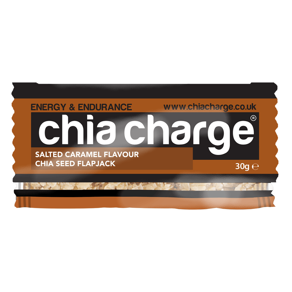 Chia Charge Energy Bars Single Serve / Salted Caramel Chia Energy Mini Flapjack XMiles