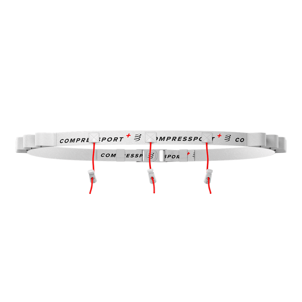 Compressport Belt White Race Belt XMiles