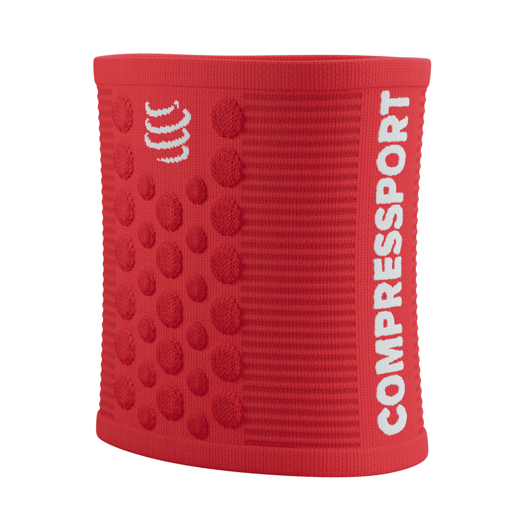 Compressport Sweatbands Fluo Red / White Sweatbands 3D.Dots XMiles