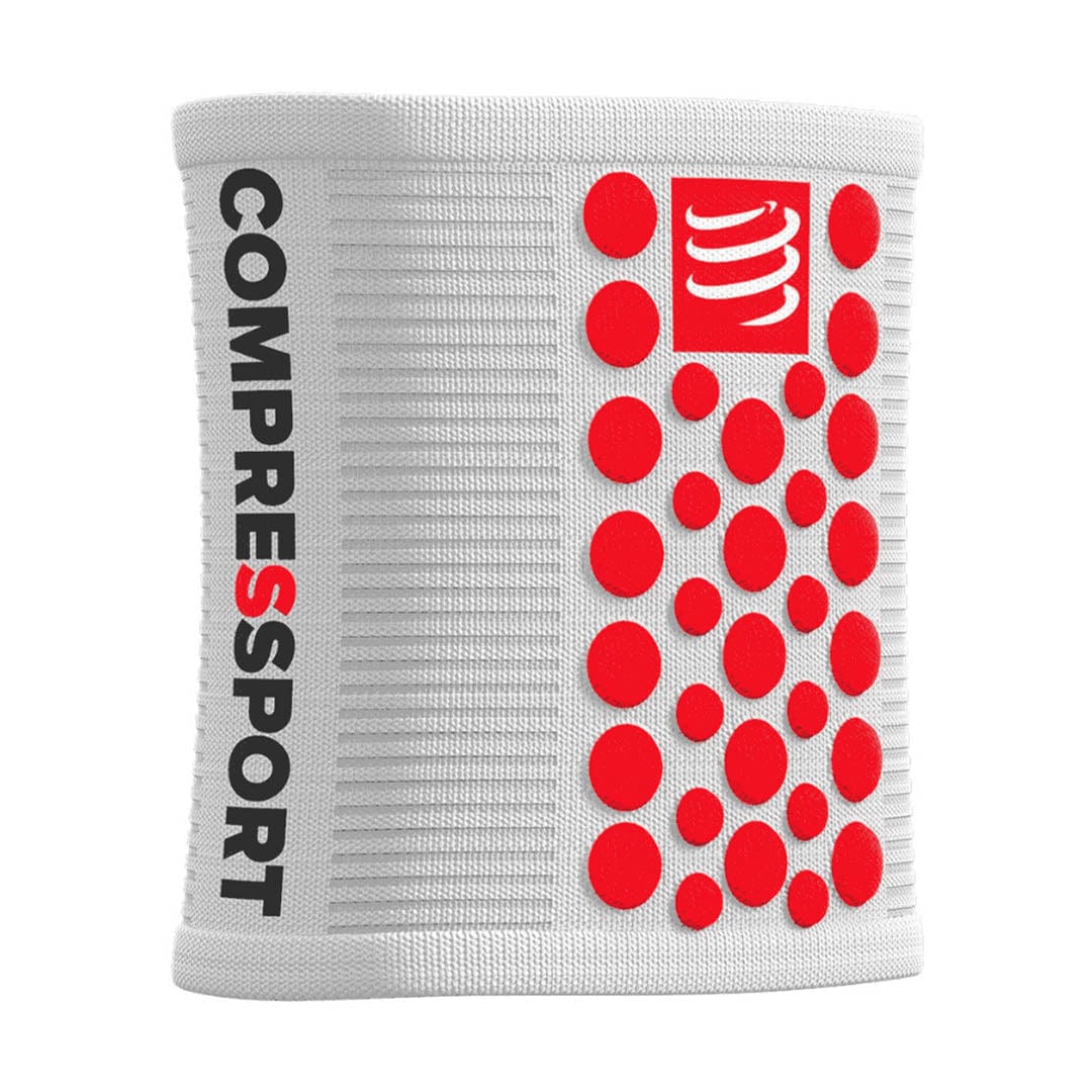 Compressport Sweatbands White / Red Sweatbands 3D.Dots XMiles