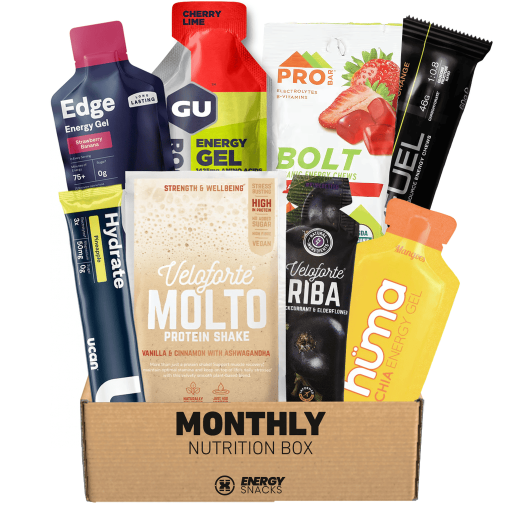 EnergySnacks Nutrition Box Original Monthly Nutrition Box XMiles