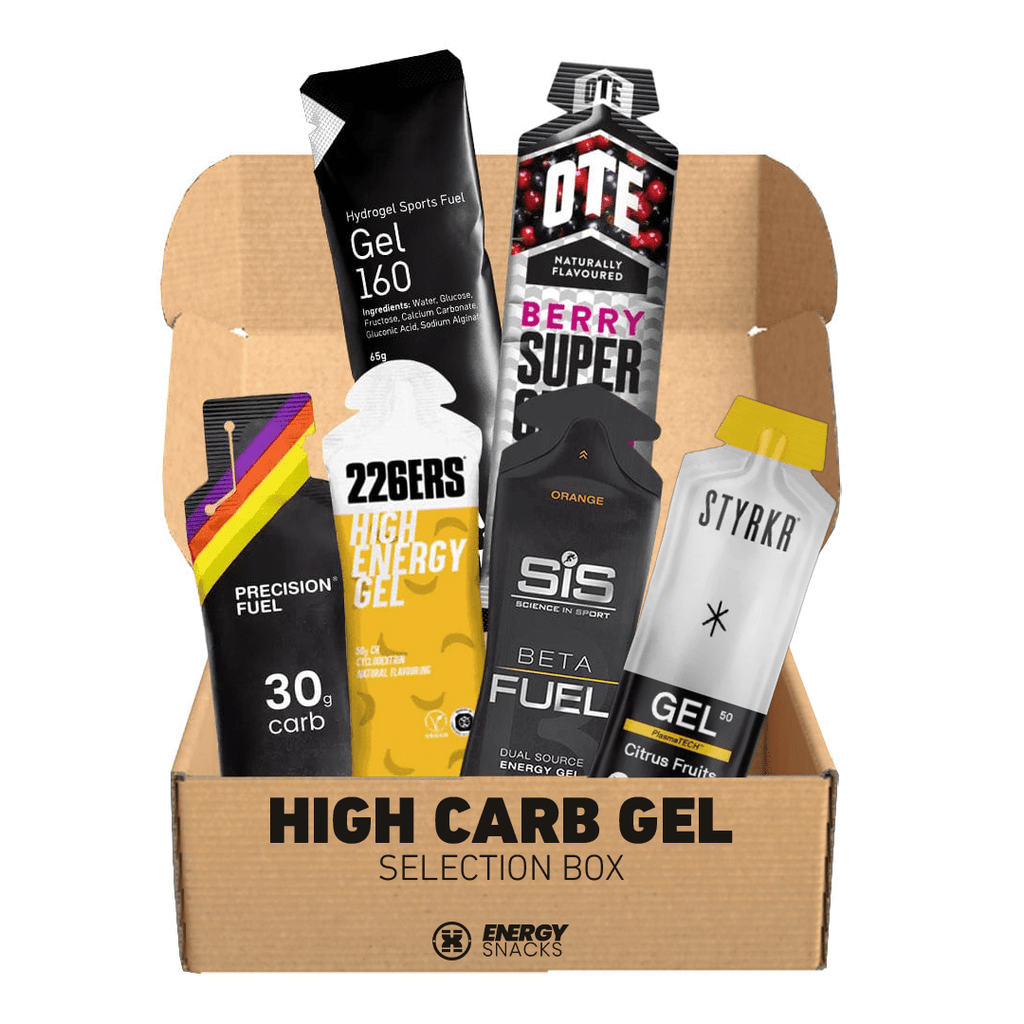 EnergySnacks Nutrition Box Pack of 6 / Original Box High Carb Energy Gel Box XMiles