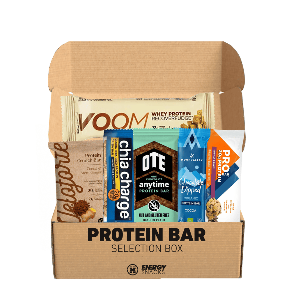 EnergySnacks Nutrition Box Pack of 6 Protein Bar Selection Box XMiles