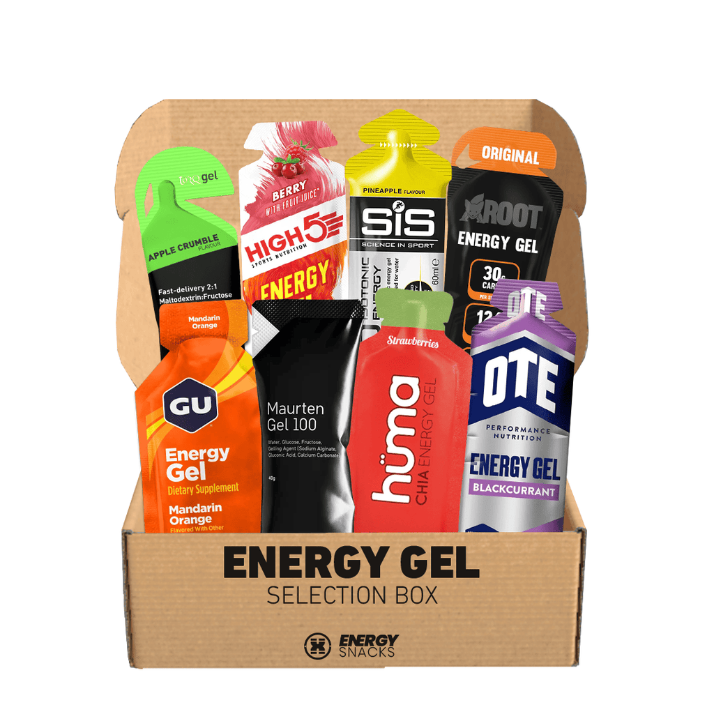 EnergySnacks Nutrition Box Pack of 8 / Original Box Energy Gel Selection Box XMiles