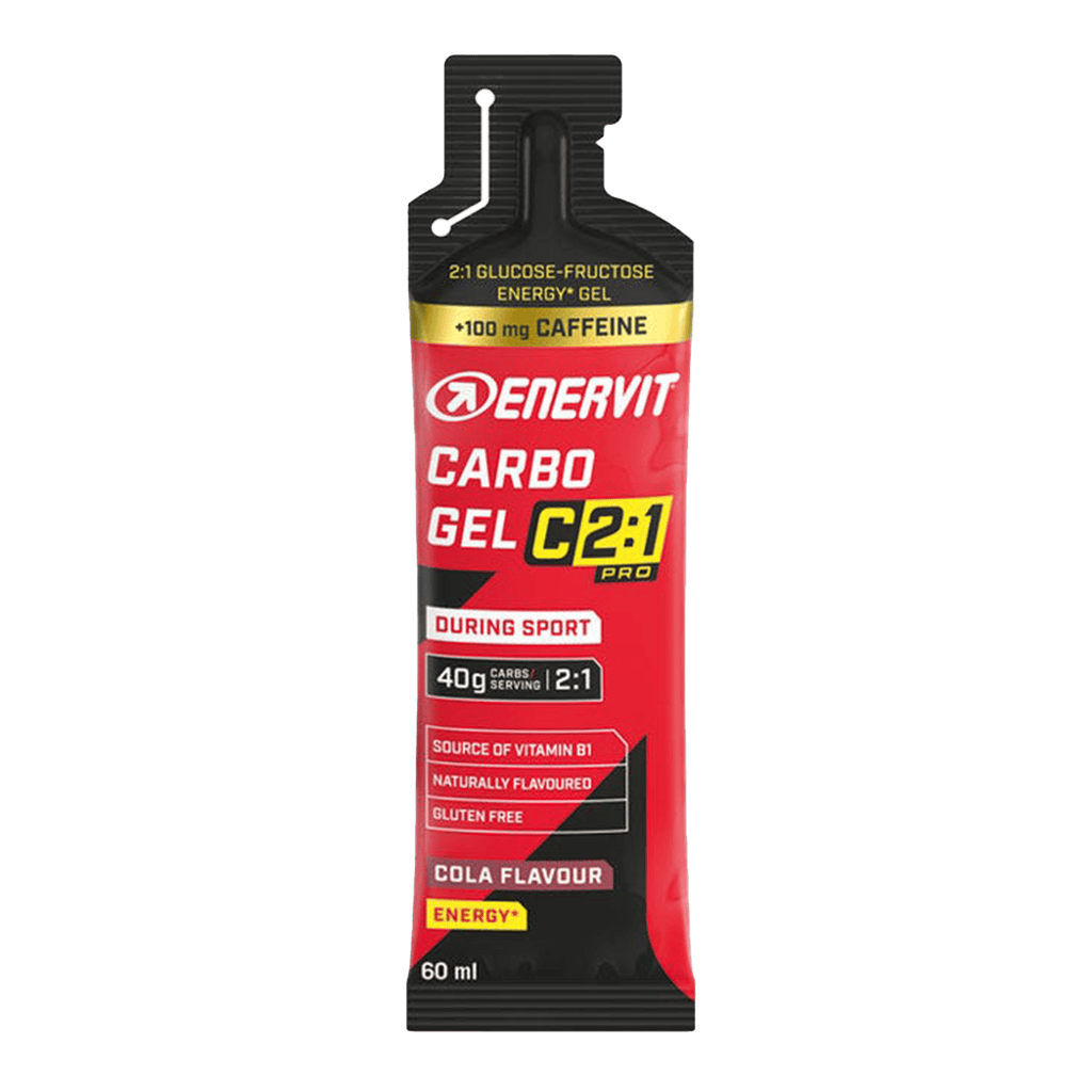 Enervit Gels Single Serve / Cola (Caffeine) C2:1 Pro Carbo Gel XMiles
