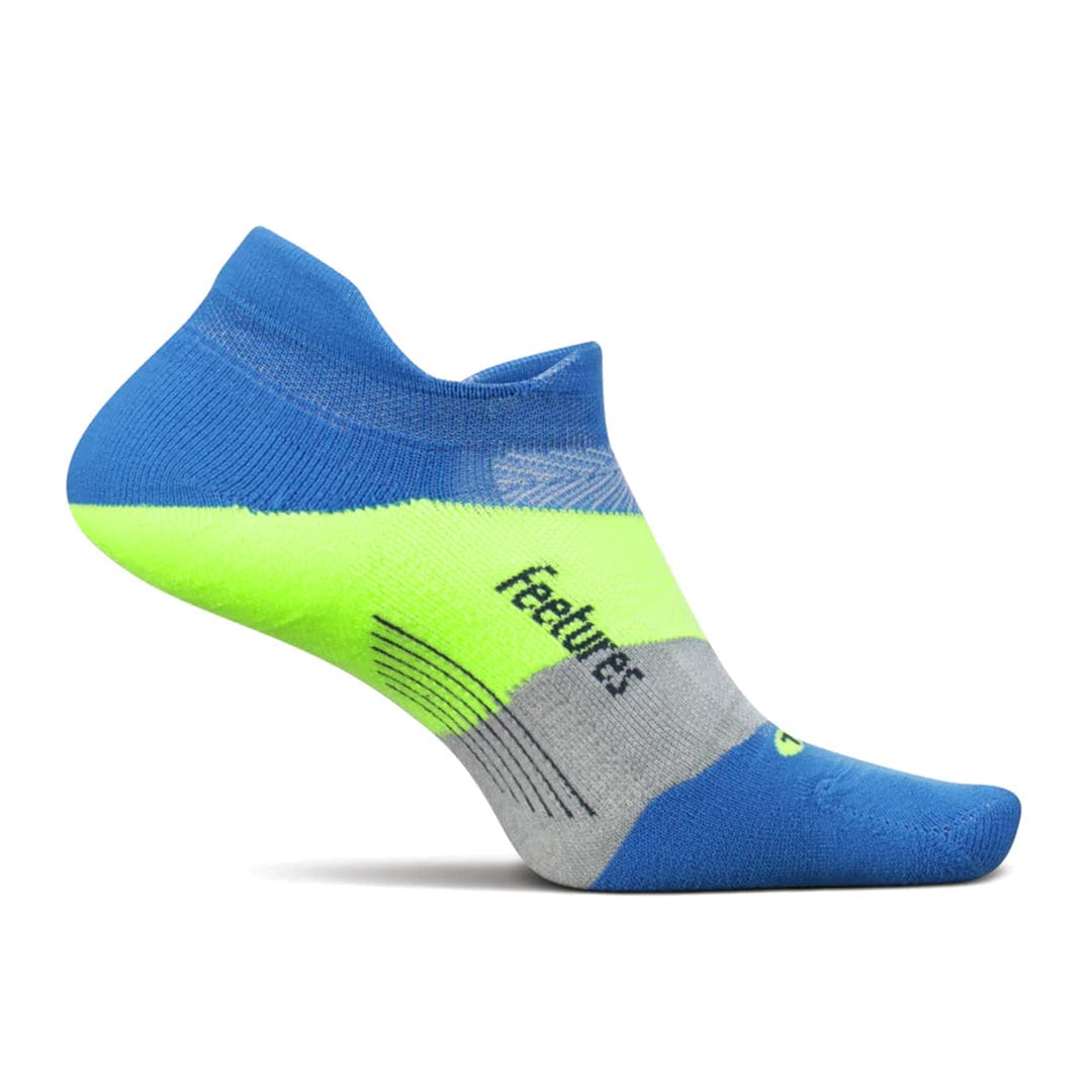 Feetures Socks M / Boulder Blue Elite Light Cushion No Show Tab Running Sock XMiles