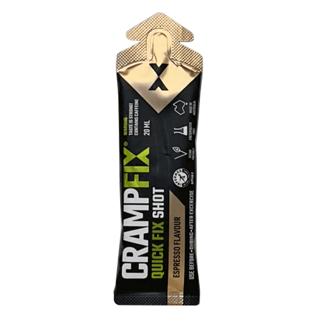 Fixx Nutrition Supplement Single Serve / Espresso (7mg Caffeine) CrampFix QuickFix Shot XMiles