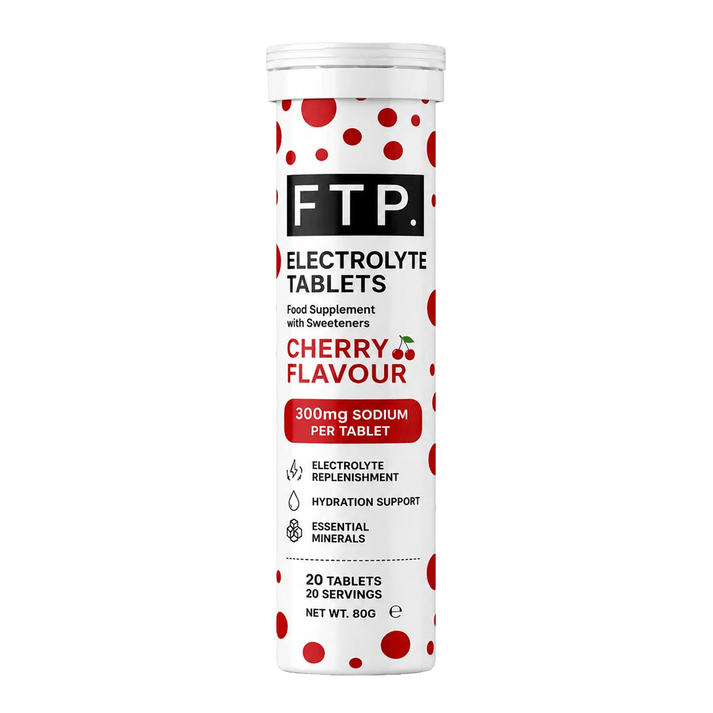 FTP Endurance Fuel Electrolyte Drinks 20 Serving Tube / Cherry FTP Electrolyte Tablets XMiles