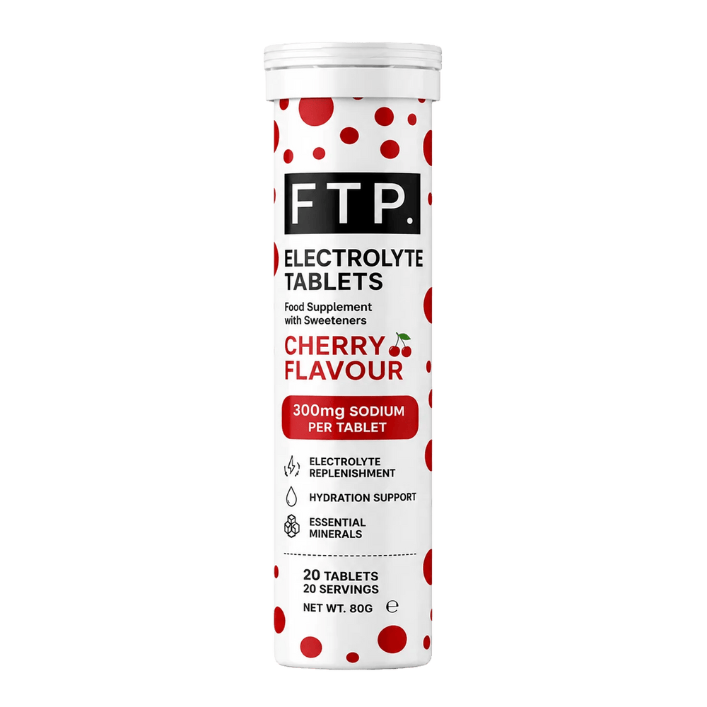 FTP Endurance Fuel Electrolyte Drinks 20 Serving Tube / Cherry FTP Electrolyte Tablets XMiles