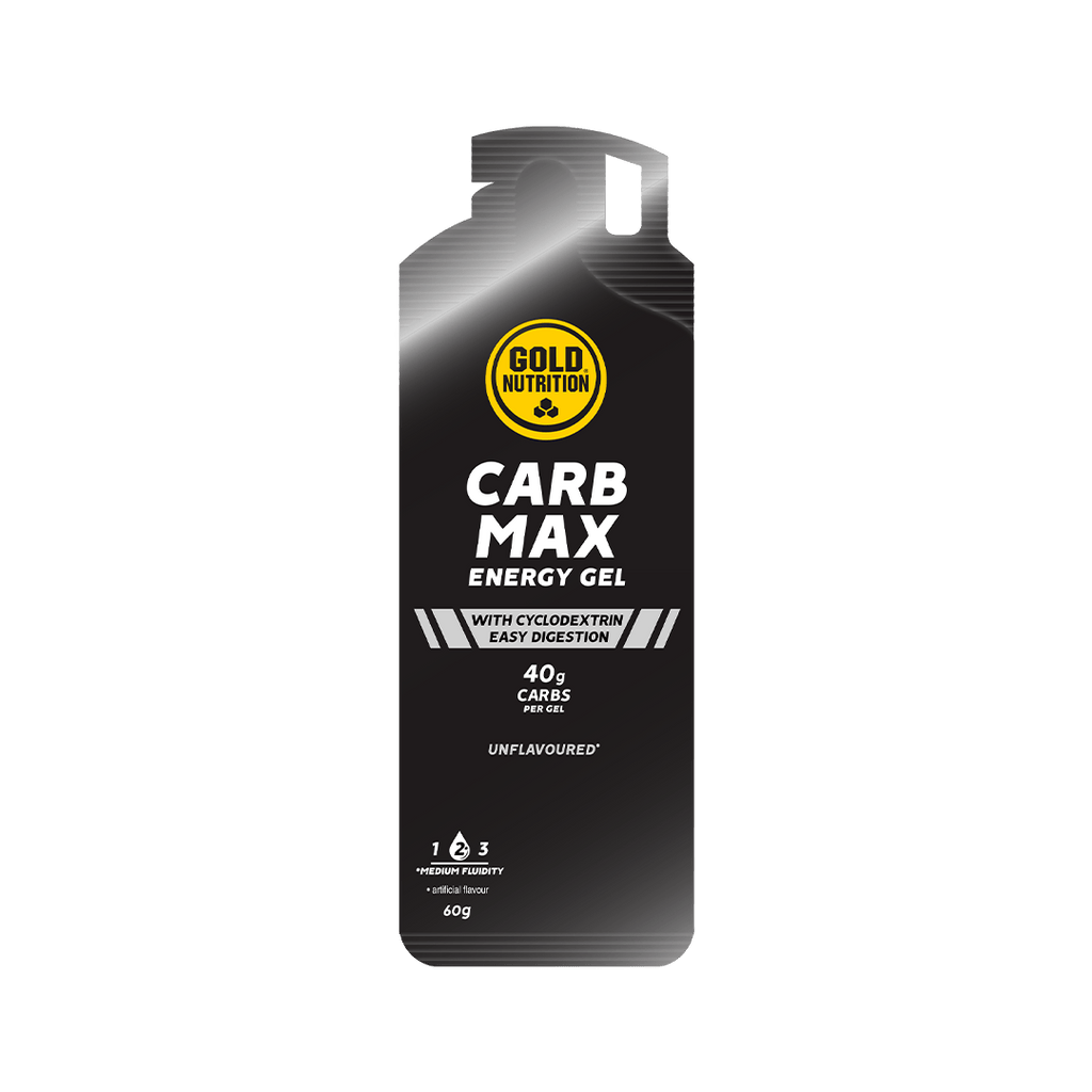 Gold Nutrition Single Serve / Unflavoured Carb Max Energy Gel XMiles