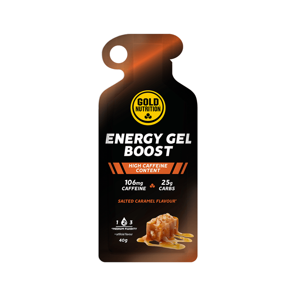 GoldNutrition Gels Single Serve / Salted Caramel Energy Gel Boost XMiles