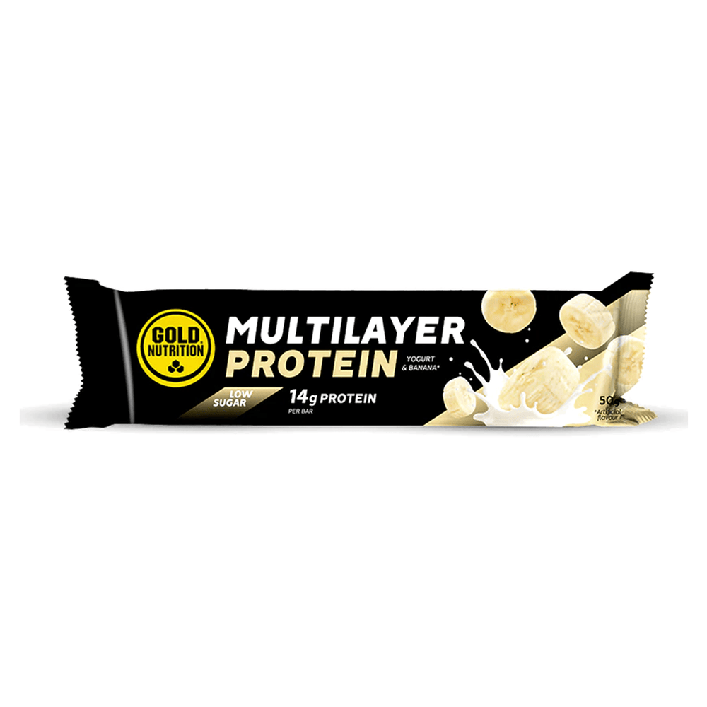 GoldNutrition Protein Bar Single Serve / Banana & Yogurt Multilayer Protein Bar XMiles