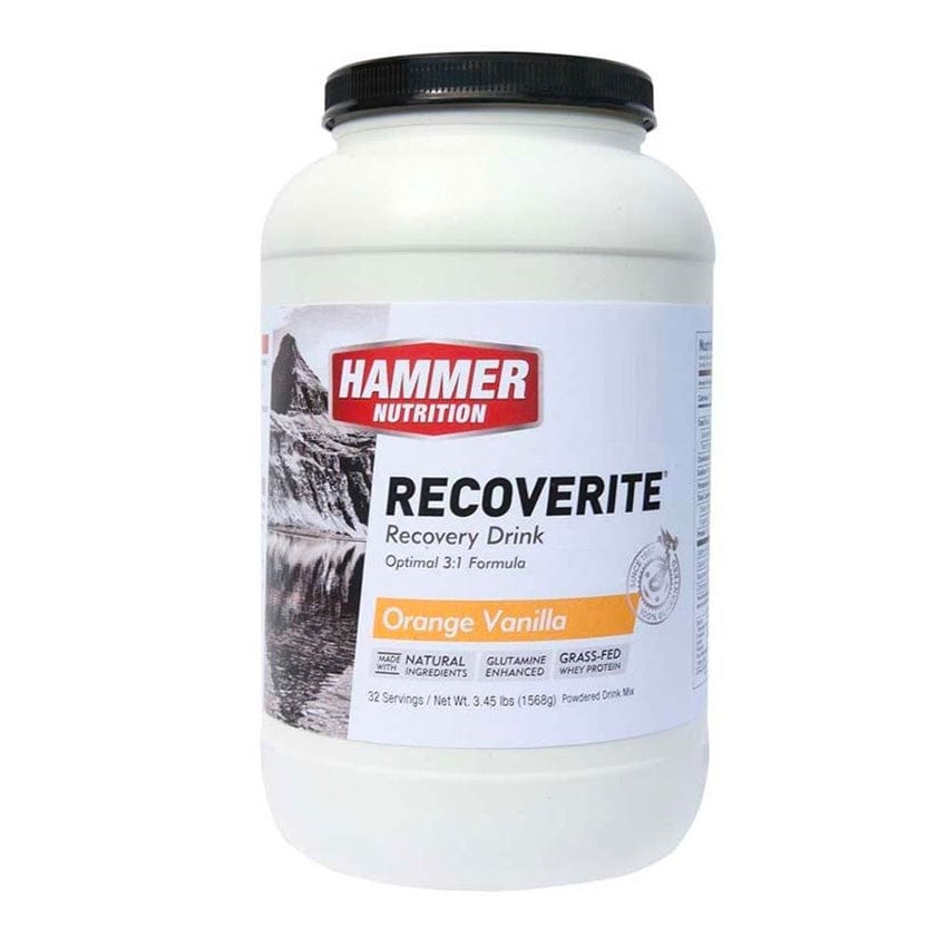Hammer Nutrition Protein Drink 32 Serving Tub (1568g) / Orange Vanilla Recoverite XMiles