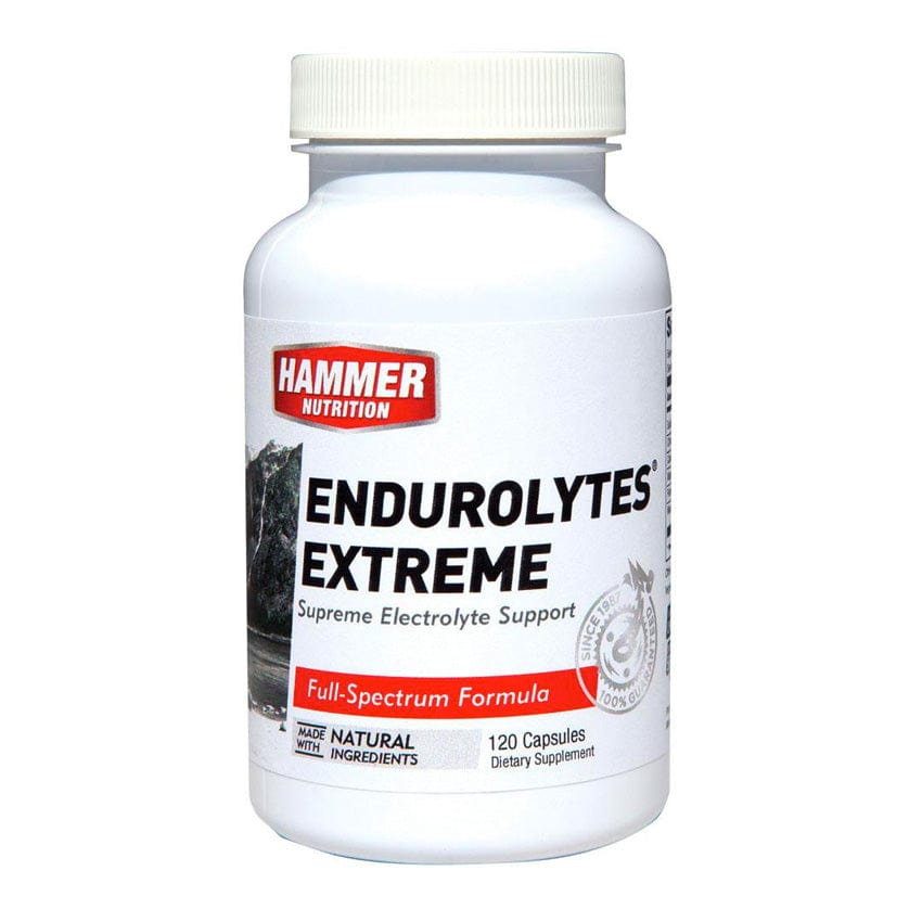 Hammer Nutrition Supplement Tub (120ct) Endurolytes Extreme Capsules XMiles