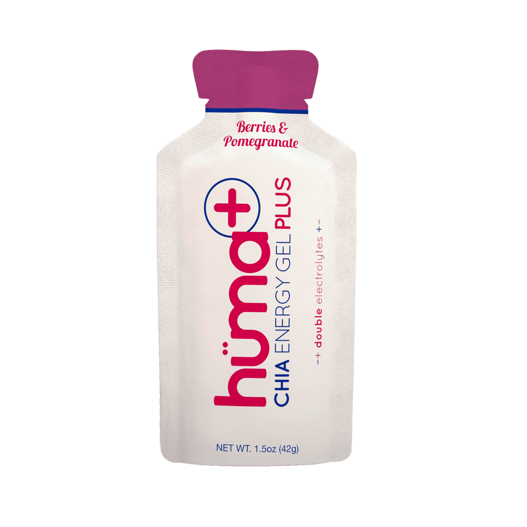 Hüma Gels Single Serve / Berries & Pomegranate Huma Chia Plus Energy Gel XMiles