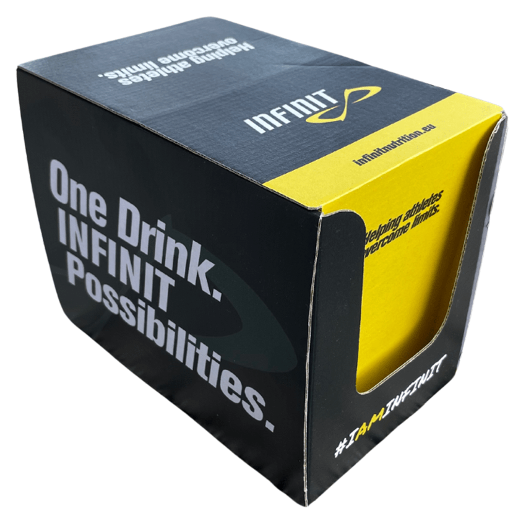 INFINIT Electrolyte Drinks Box of 15 / Strawberry Lemonade (Caffeinated) :HYDRATE Active XMiles