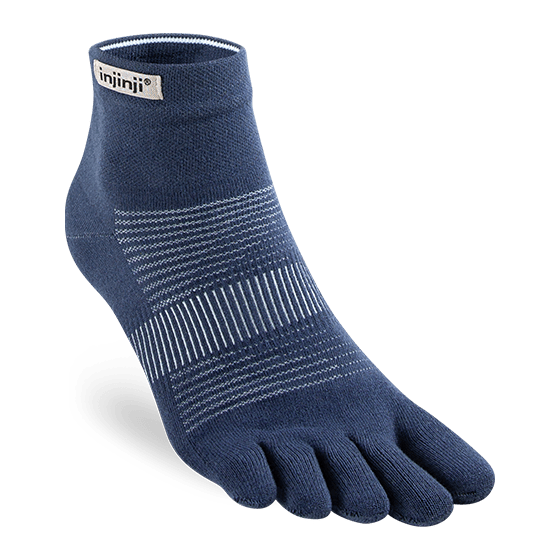 Injinji Socks Small / Navy Injinji RUN Lightweight Mini-Crew XMiles