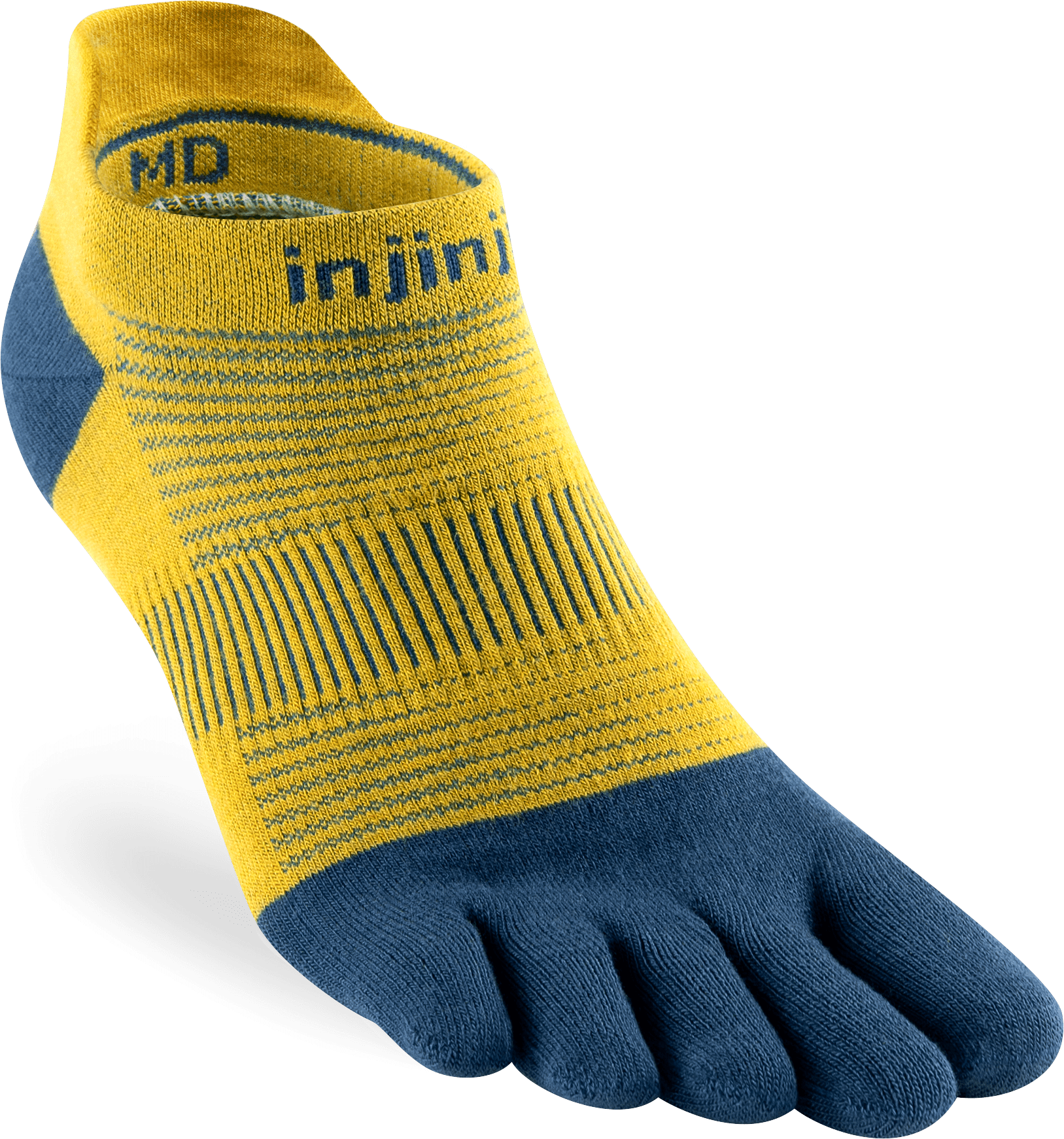 Injinji Socks Small / Royal Yellow Injinji RUN Lightweight No-Show XMiles