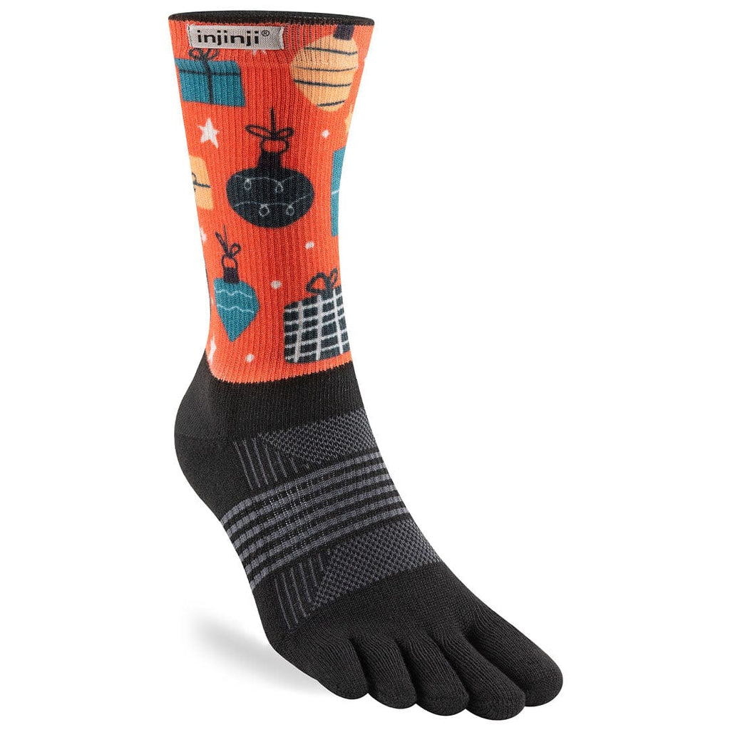 Injinji Socks Trail Women's MW Crew / Bows / XS/S Injinji Women's Spectrum Festive XMiles