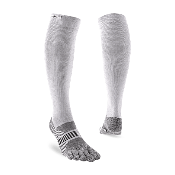 Injinji Socks XS/S / Gray Injinji Women's Compression Over The Calf XMiles