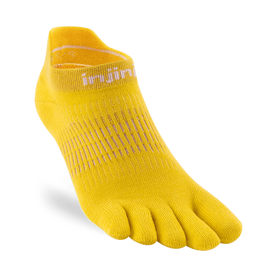 Injinji Socks XS \ S / Lemon Injinji Women's RUN Lightweight No-Show XMiles