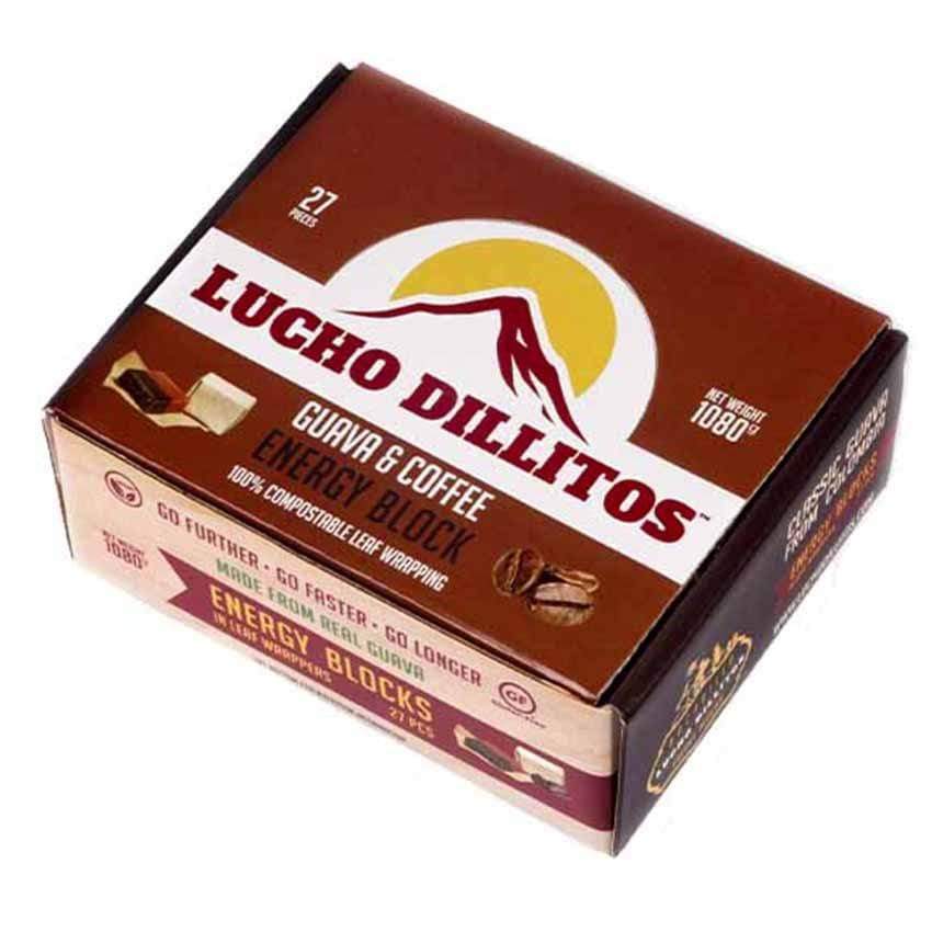 Lucho Dillitos Energy Bars Box of 27 / Guava with Coffee Lucho Dillitos Bocadillio XMiles