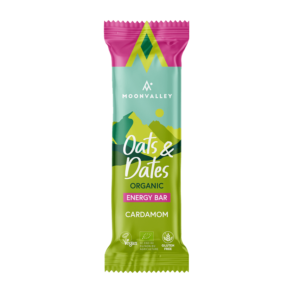 Moonvalley Energy Bars Single Serve / Cardamom Oats & Dates Bar XMiles