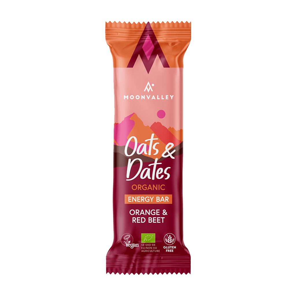 Moonvalley Energy Bars Single Serve / Red Beets & Orange Oats & Dates Bar XMiles