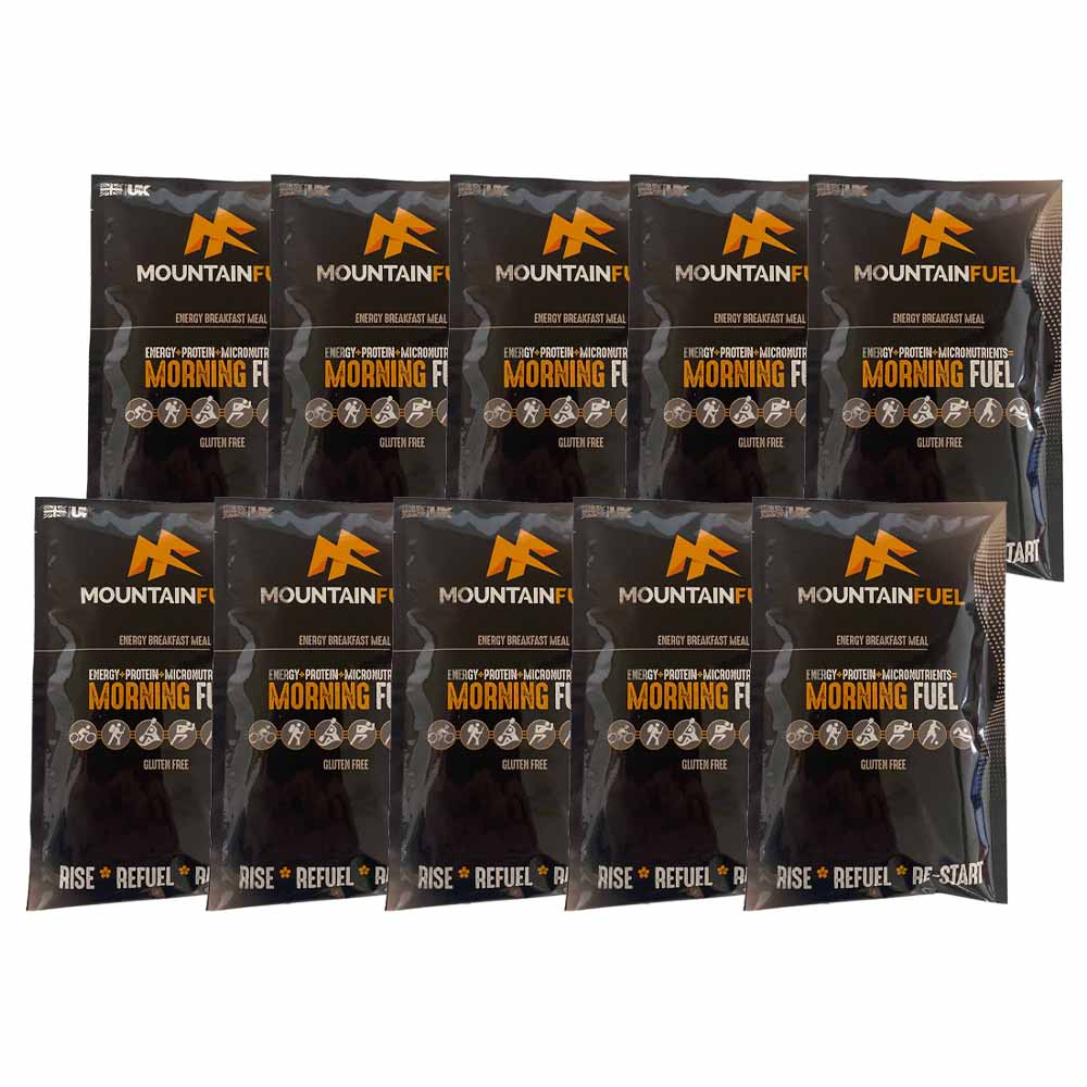 Mountain Fuel Energy Drink Pack of 10 / Morning Fuel Morning Fuel Sachets (50g) XMiles