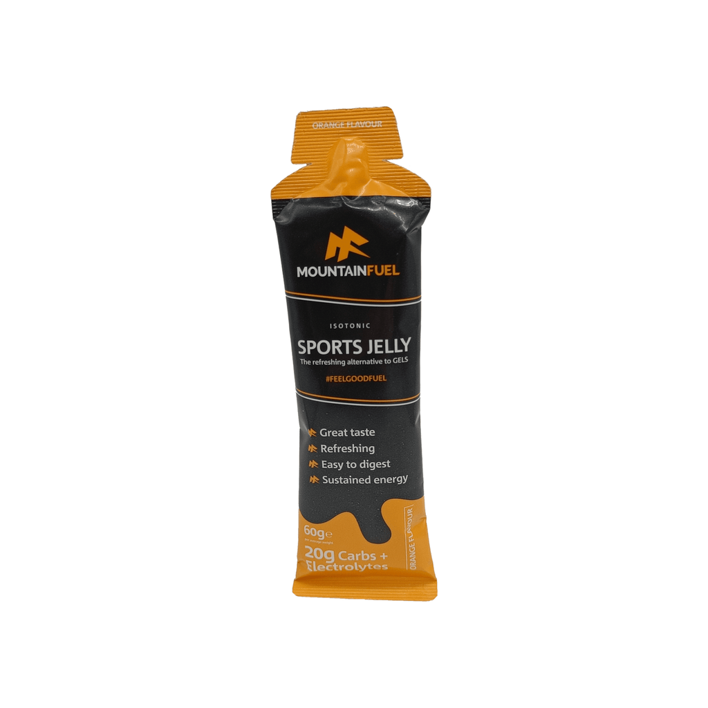 Mountain Fuel Gels Single Serve / Orange Hydrogel Sports Jelly (60g) XMiles