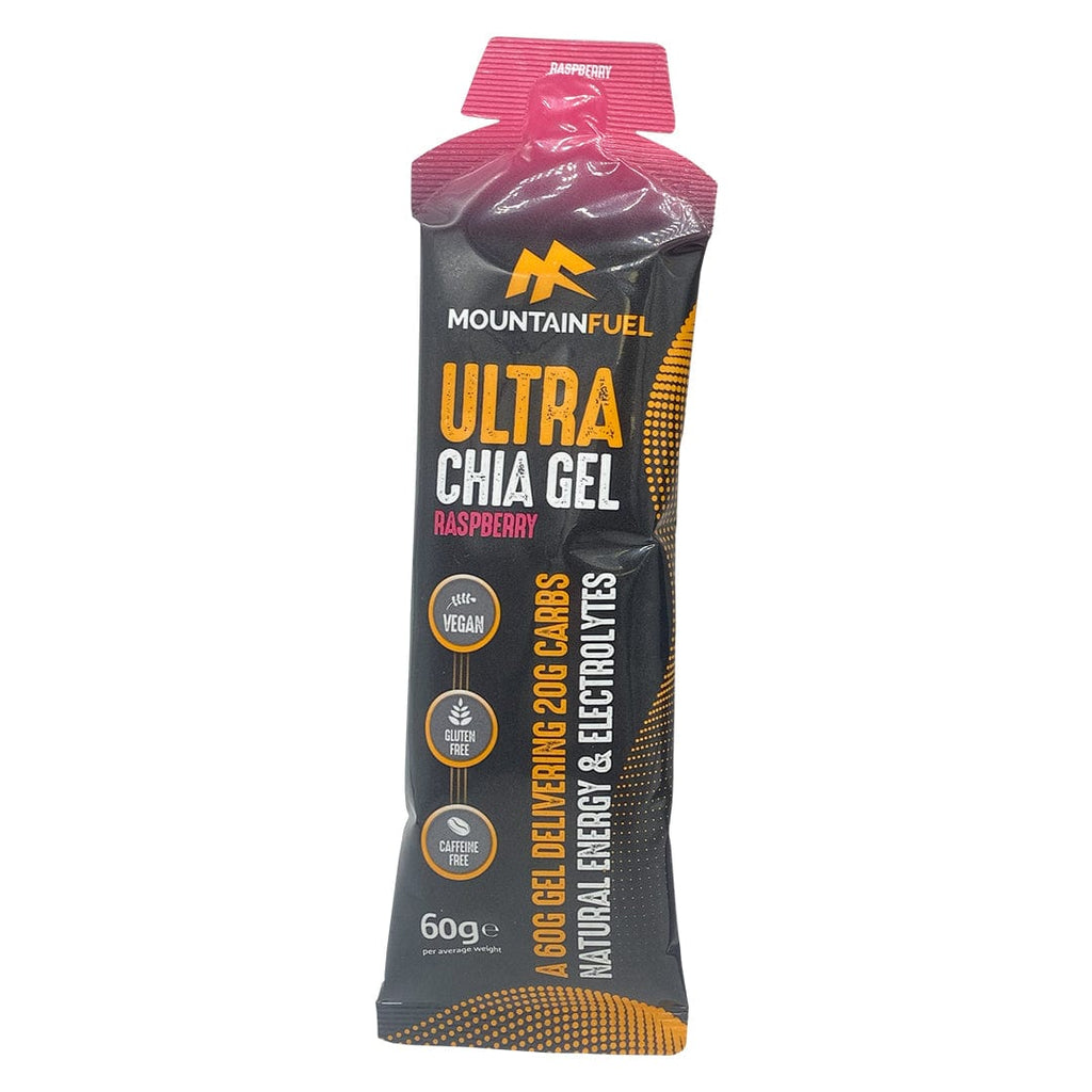 Mountain Fuel Gels Single Serve / Raspberry Ultra Chia Gels XMiles