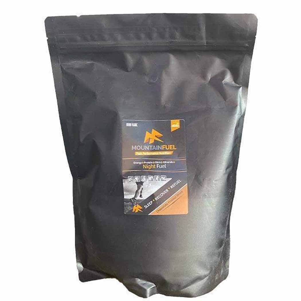 Mountain Fuel Protein Drink 30 Serving Pouch (1.5kg) / Hot Chocolate Night Fuel XMiles