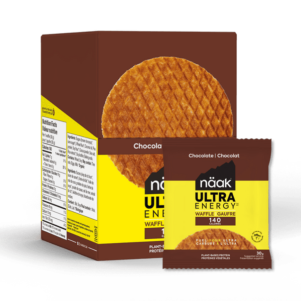 Näak Energy Bars Box of 12 / Chocolate Ultra Energy Waffles XMiles