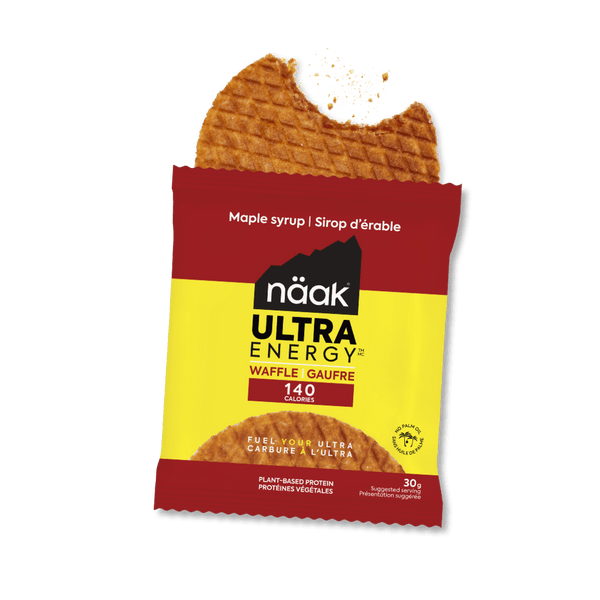 Näak Energy Bars Single Serve / Maple Syrup Ultra Energy Waffles XMiles